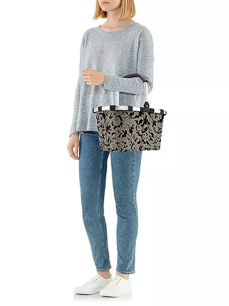 REISENTHEL | Carrybag BAROQUE MARBLE Marrone/Nero | 